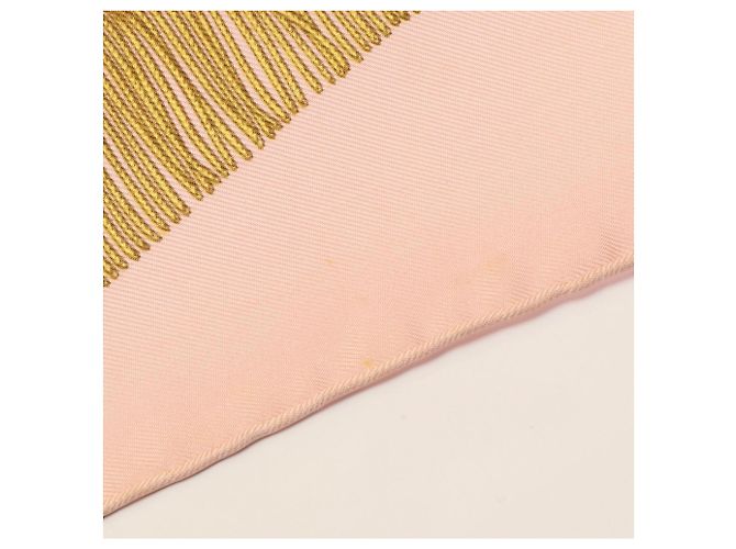 Silk In Foulard in seta Carré 90 Poste e Cavaliere di Hermès Rosa Multicolore - vista 5