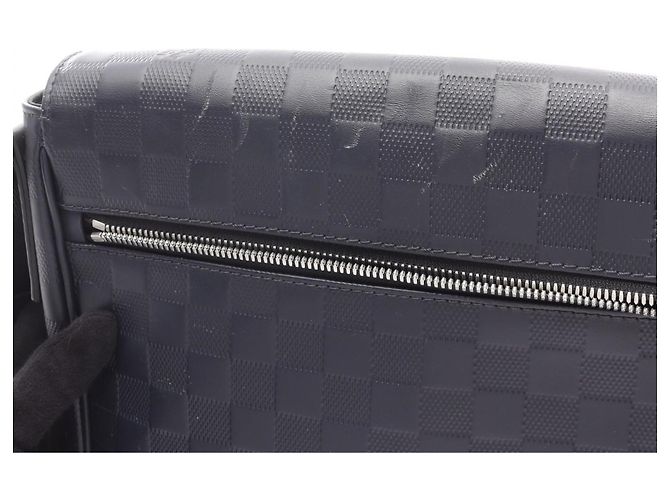 Borsa a Spalla District PM di Louis Vuitton Blu navy - vista 12