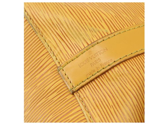 Louis Vuitton Petit Noe Handbag Epi Leather Medium Yellow - view 7
