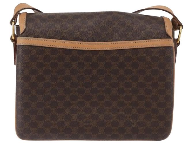 Céline Celine Vintage Macadam Canvas and Leather Braun - Ansicht 2