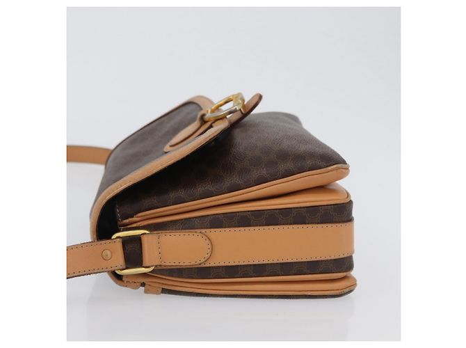Céline Celine Vintage Macadam Canvas and Leather Braun - Ansicht 4