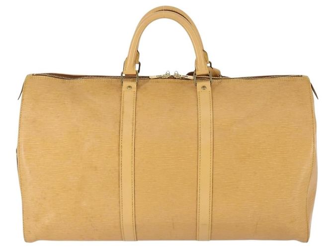 Louis Vuitton Keepall Epi Leather 50 Bege - vista 2