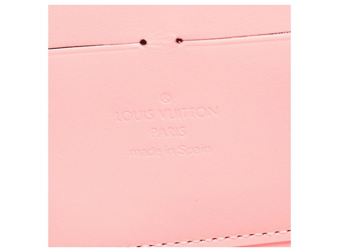 Cartera Zippy Louis Vuitton Negro Rosa Roja - vista 4