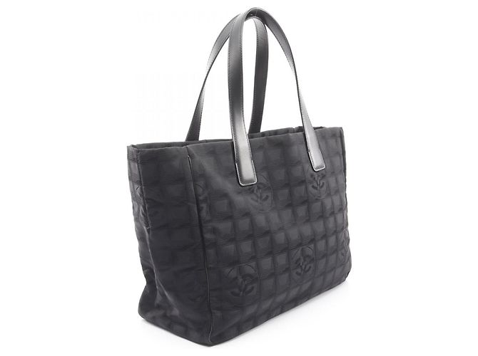 Timeless CHANEL Nuova Borsa Tote MM da Viaggio Nero - vista 2