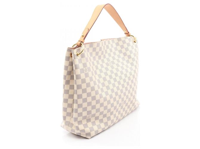Borsa a Spalla Graceful MM di Louis Vuitton Bianco - vista 2