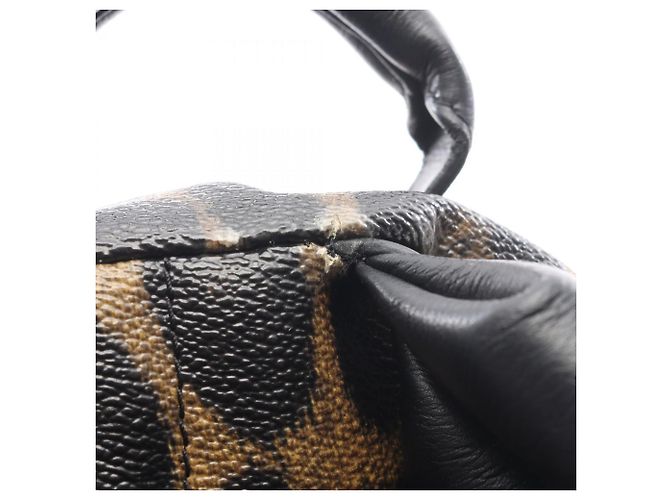 Zaino/borsa Palm Springs PM di Louis Vuitton Marrone Nero - vista 11