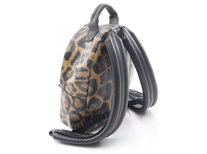 Zaino/borsa Palm Springs PM di Louis Vuitton Marrone Nero - vista 2