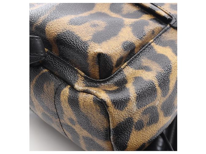 Zaino/borsa Palm Springs PM di Louis Vuitton Marrone Nero - vista 7
