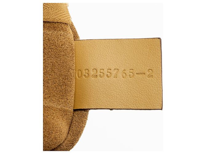 Chloé Marcie Piccola Hobo in Pelle Scamosciata Marrone Beige - vista 6