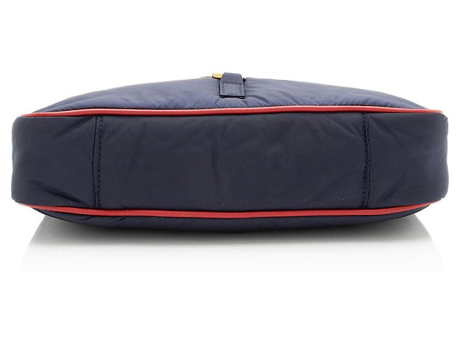 Borsa a Spalla in Nylon Le 5 A 7 di Saint Laurent Blu - vista 4