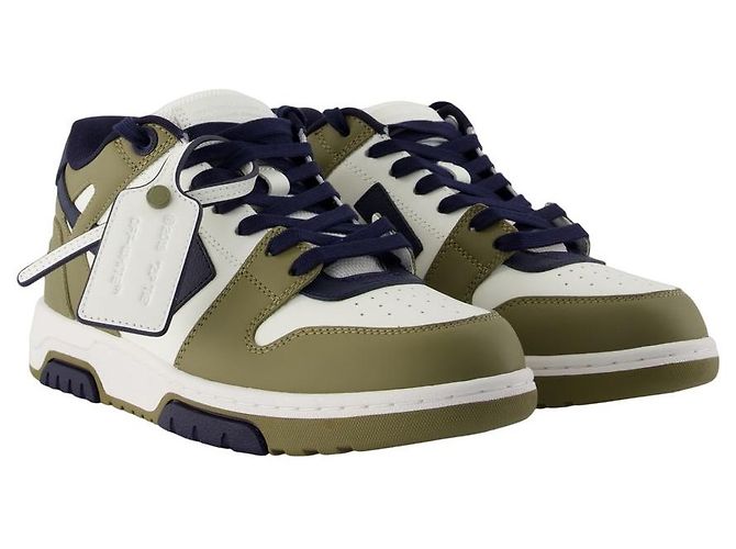 Out Of Office Sneakers - OFF WHITE - Leder - Khaki - Ansicht 2