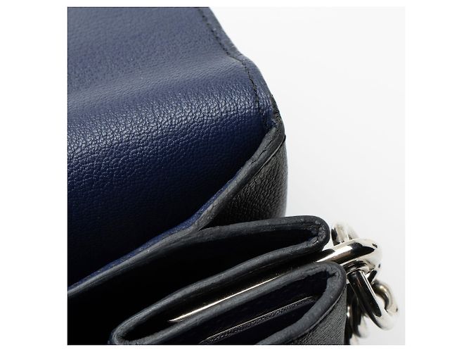 Borsa a spalla Hermès Taurillon Novillo Opli 24 con catena Nero - vista 10