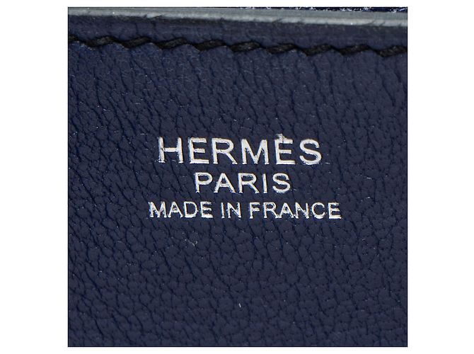 Borsa a spalla Hermès Taurillon Novillo Opli 24 con catena Nero - vista 8
