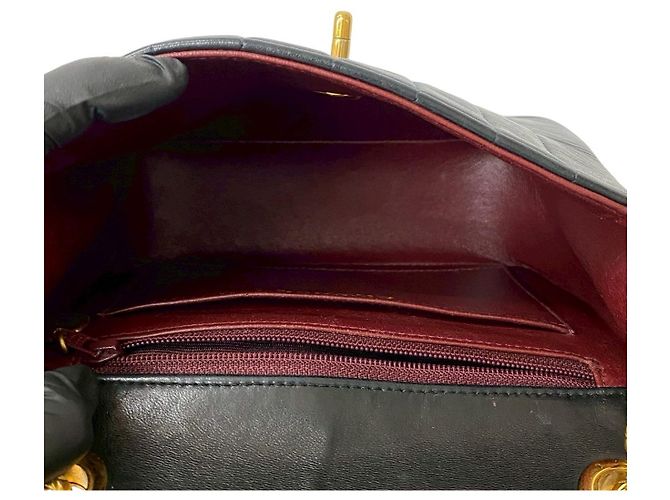 Timeless Borsa a Spalla Chanel Coco in Pelle di Agnello Nero - vista 10