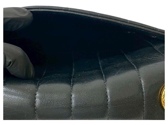 Timeless Borsa a Spalla Chanel Coco in Pelle di Agnello Nero - vista 11