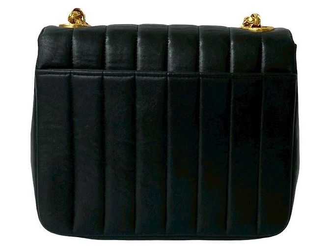 Timeless Borsa a Spalla Chanel Coco in Pelle di Agnello Nero - vista 4