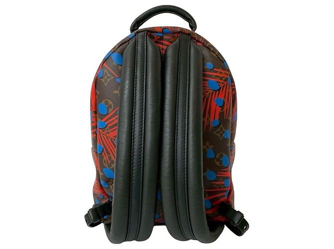 Louis Vuitton Palm Springs Monogram Jungle Dot Rucksack Braun - Ansicht 4