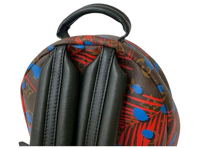 Louis Vuitton Palm Springs Monogram Jungle Dot Rucksack Braun - Ansicht 5