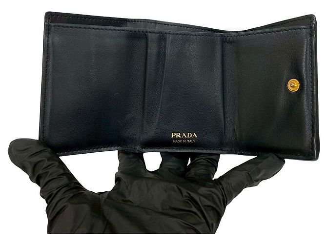 Céline Cartera Celine Macadam Brason Leather Castaño Negro - vista 8