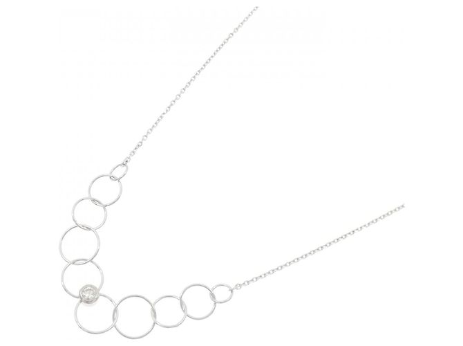 Autre Marque Collana con diamanti Au750 Argento - vista 2