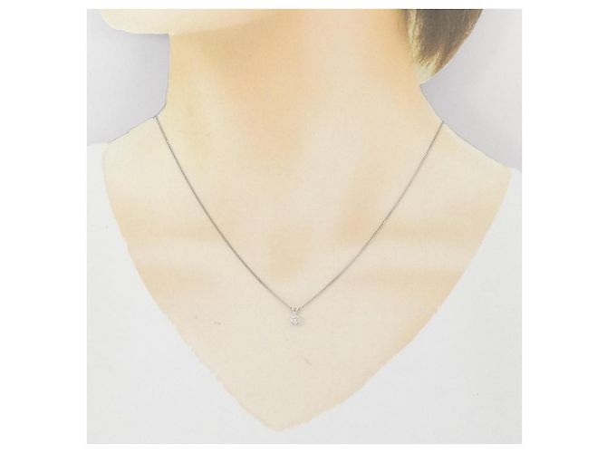 Autre Marque Collana in platino PT850 e diamanti Argento - vista 6