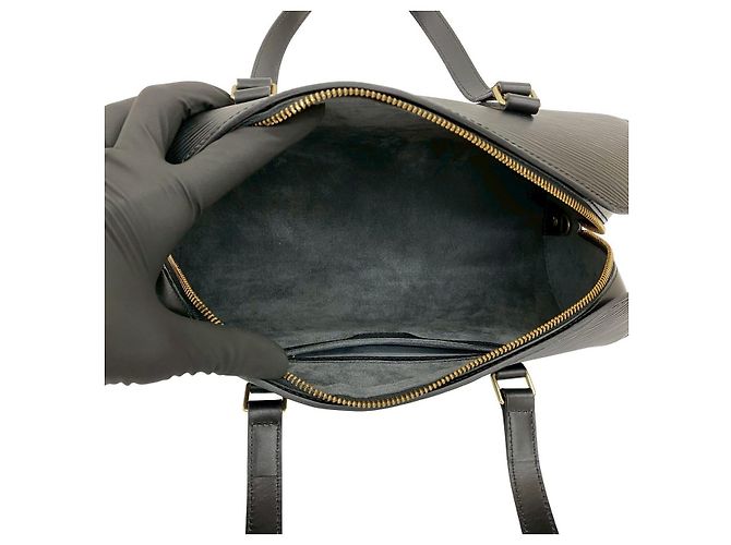 Céline Celine Macadam Triomphe Lederhandtasche Braun Schwarz - Ansicht 11