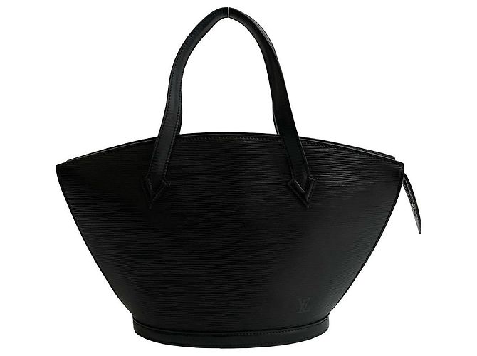 Borsa a mano Louis Vuitton Saint Jacques in pelle Epi Nero - vista 2