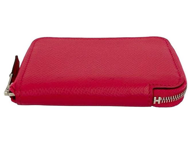 Hermès Tarjetero y monedero de cuero Azap Silk de Hermes Rosa - vista 7