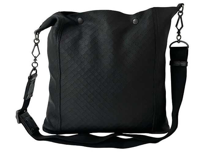 Bottega Veneta Leder Schultertasche Schwarz - Ansicht 2