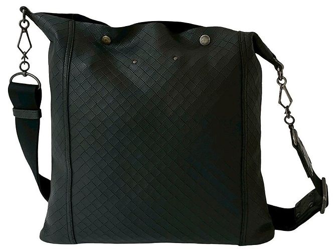 Bottega Veneta Leder Schultertasche Schwarz - Ansicht 4