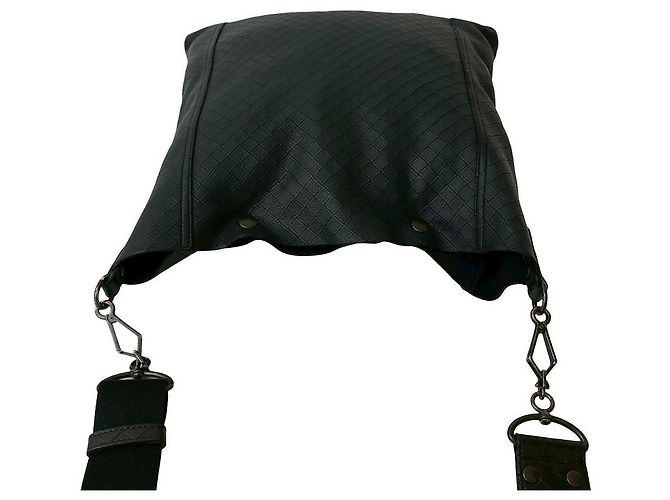 Bottega Veneta Leder Schultertasche Schwarz - Ansicht 5