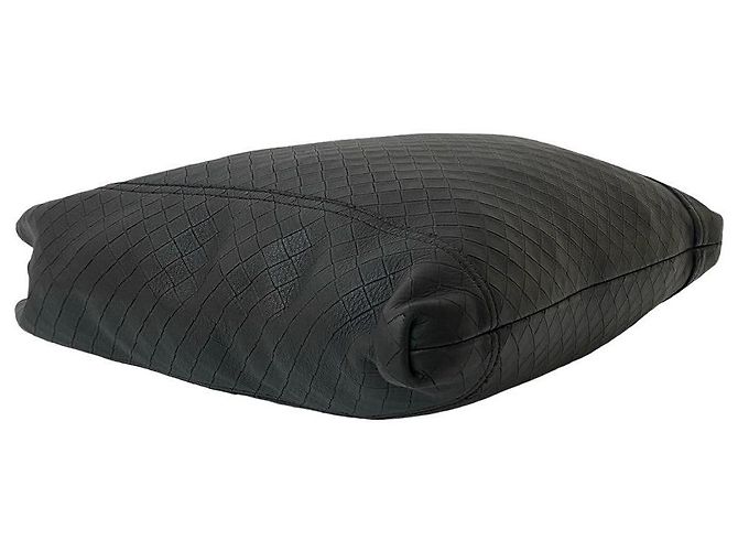Bottega Veneta Leder Schultertasche Schwarz - Ansicht 8