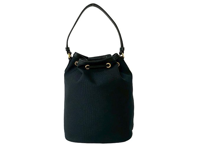 Borsa 2 in 1 in tela e pelle Prada Duet Nero - vista 4