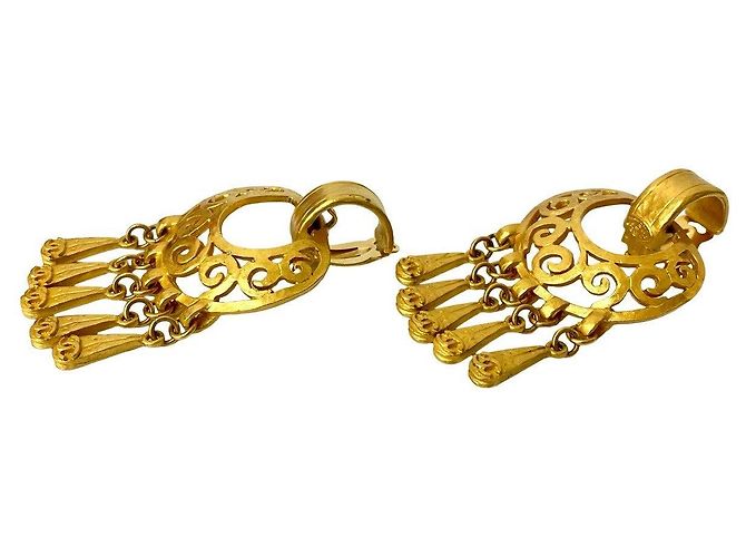 Timeless Chanel Coco Mark Ohrringe Gold Golden - Ansicht 5