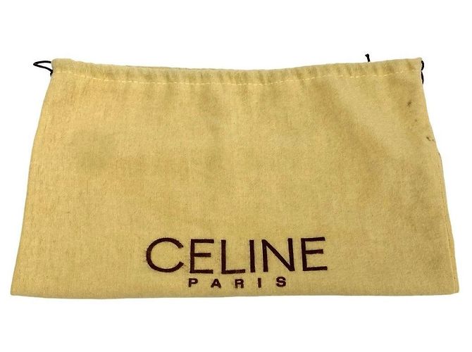 Céline Borsa a tracolla 2way Celine Macadam Triomphe PVC Leather Marrone Nero - vista 10