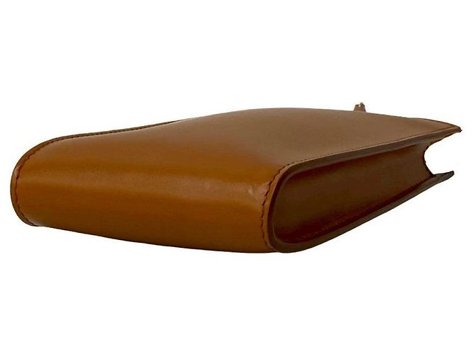 Borsa a tracolla in pelle Jil Sander Marrone - vista 9