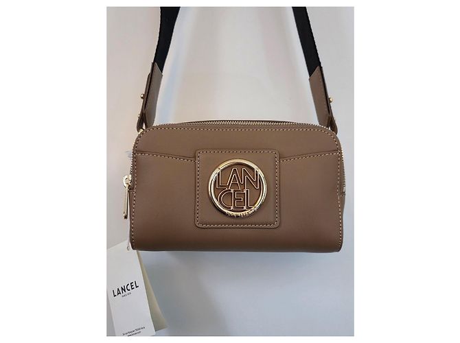 Borsa a Spalla Lancel in Pelle Marrone Gold hardware - vista 2