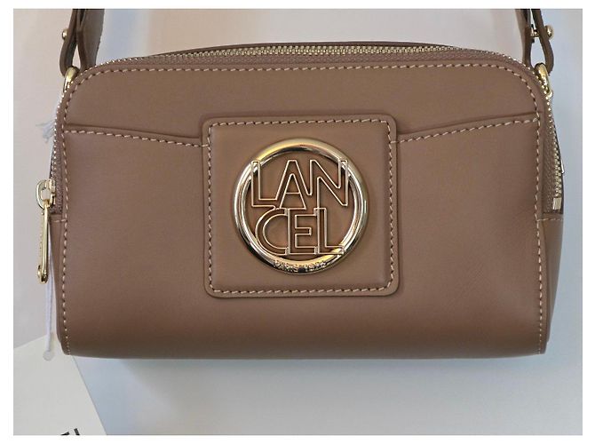 Borsa a Spalla Lancel in Pelle Marrone Gold hardware - vista 3