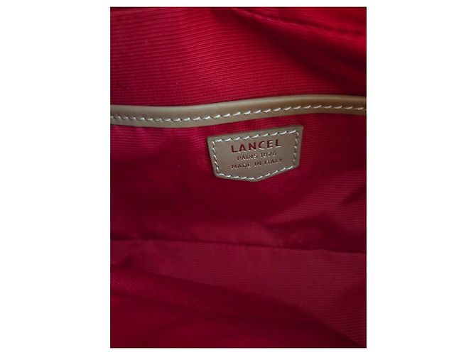 Borsa a Spalla Lancel in Pelle Marrone Gold hardware - vista 6
