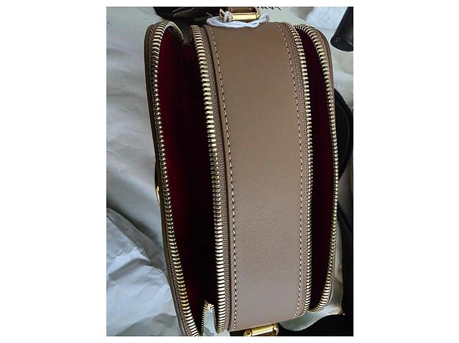 Borsa a Spalla Lancel in Pelle Marrone Gold hardware - vista 9