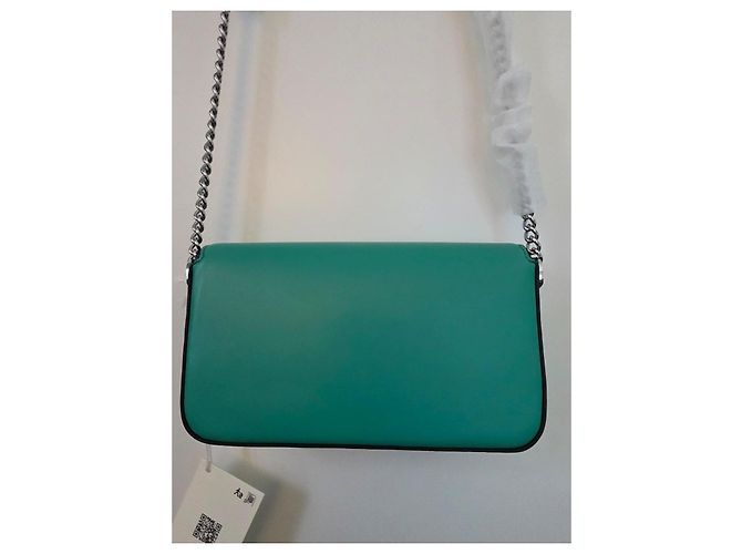 Borsa a Spalla Lancel in Pelle Verde - vista 11