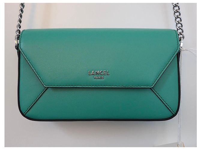 Borsa a Spalla Lancel in Pelle Verde - vista 12
