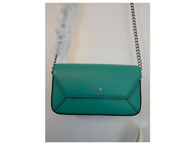 Borsa a Spalla Lancel in Pelle Verde - vista 3