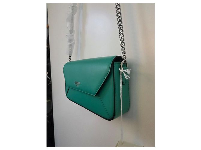 Borsa a Spalla Lancel in Pelle Verde - vista 4