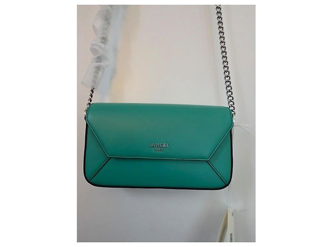 Borsa a Spalla Lancel in Pelle Verde - vista 6
