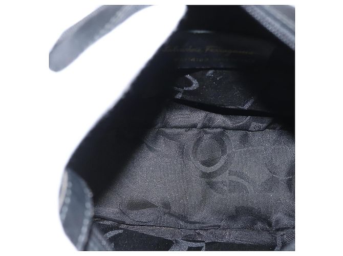 Salvatore Ferragamo Vara Bow camera Leather Nero - vista 5