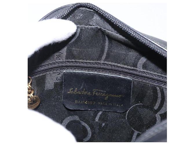 Salvatore Ferragamo Vara Bow camera Leather Nero - vista 6