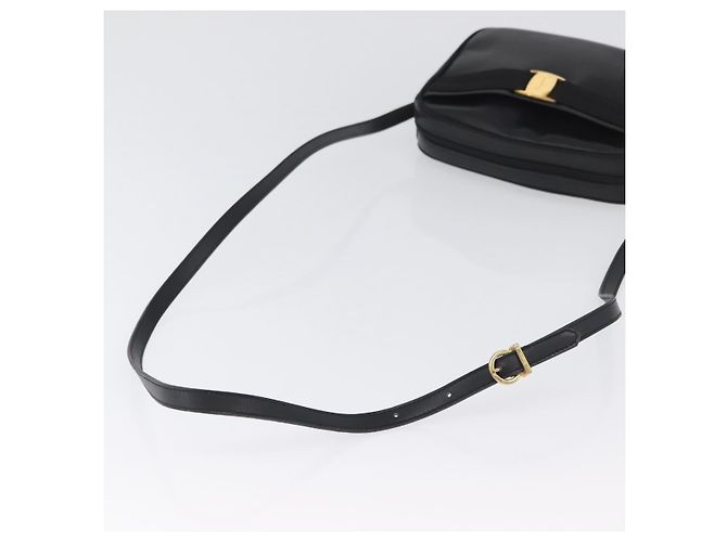 Salvatore Ferragamo Vara Bow camera Leather Nero - vista 7