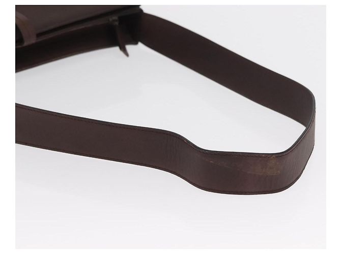 Salvatore Ferragamo Gancini Leather Marrone - vista 7
