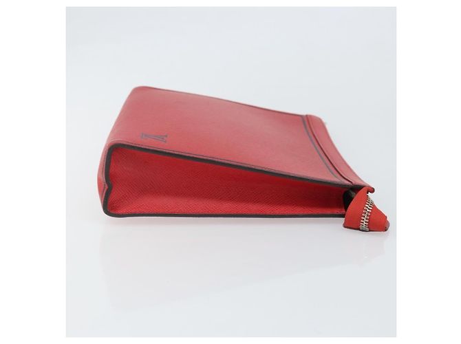 Pochette Voyage de Cuero Taiga MM Louis Vuitton Roja - vista 3